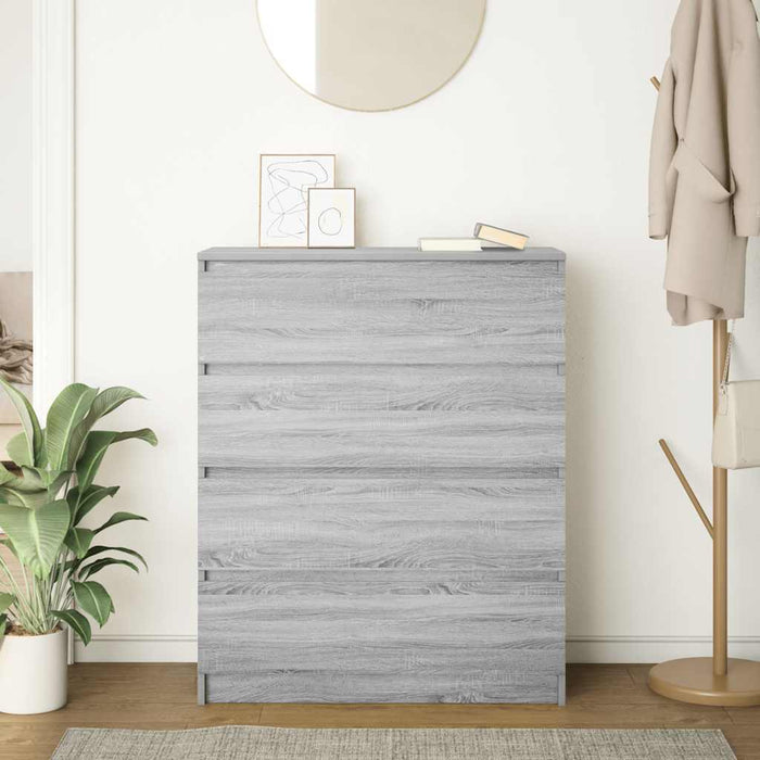 Bufetă gri Sonoma 80x35x99 cm Lemn prelucrat - WALTI WALTI