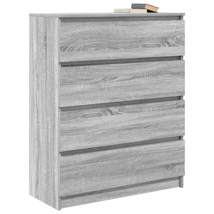 Bufetă gri Sonoma 80x35x99 cm Lemn prelucrat - WALTI WALTI