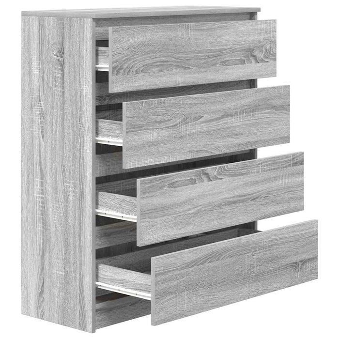 Bufetă gri Sonoma 80x35x99 cm Lemn prelucrat - WALTI WALTI