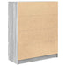 Bufetă gri Sonoma 80x35x99 cm Lemn prelucrat - WALTI WALTI