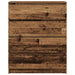 Bufetă Lemn vechi 80x35x99 cm Lemn prelucrat - WALTI WALTI