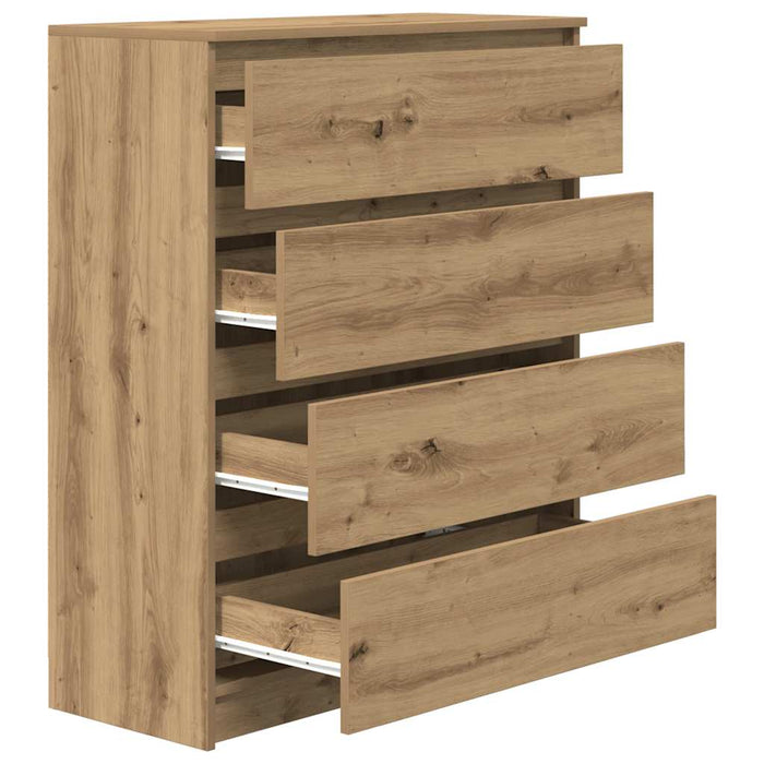 Bufetă Stejar Artisan 80x35x99 cm Lemn prelucrat - WALTI WALTI