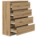 Bufetă Stejar Artisan 80x35x99 cm Lemn prelucrat - WALTI WALTI