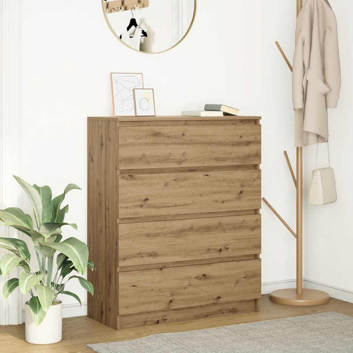 Bufetă Stejar Artisan 80x35x99 cm Lemn prelucrat - WALTI WALTI