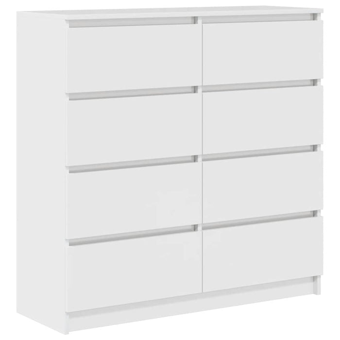Bufetă albă 100x35x99 cm din lemn prelucrat - WALTI WALTI