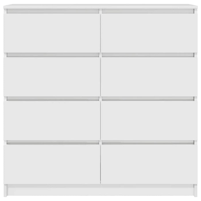 Bufetă albă 100x35x99 cm din lemn prelucrat - WALTI WALTI