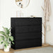 Bufetă Stejar negru 100x35x99 cm lemn prelucrat - WALTI WALTI