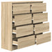 Bufetă Stejar Sonoma 100x35x99 cm Lemn prelucrat - WALTI WALTI