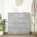 Bufetă Gri Beton 100x35x99 cm Lemn prelucrat - WALTI WALTI