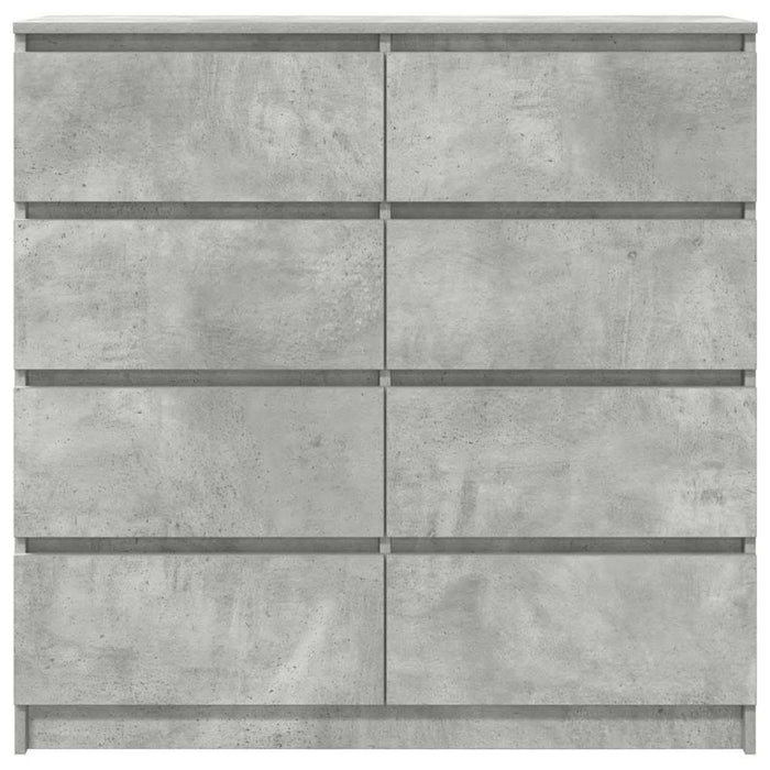 Bufetă Gri Beton 100x35x99 cm Lemn prelucrat - WALTI WALTI
