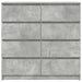 Bufetă Gri Beton 100x35x99 cm Lemn prelucrat - WALTI WALTI