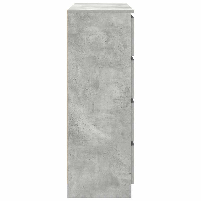 Bufetă Gri Beton 100x35x99 cm Lemn prelucrat - WALTI WALTI