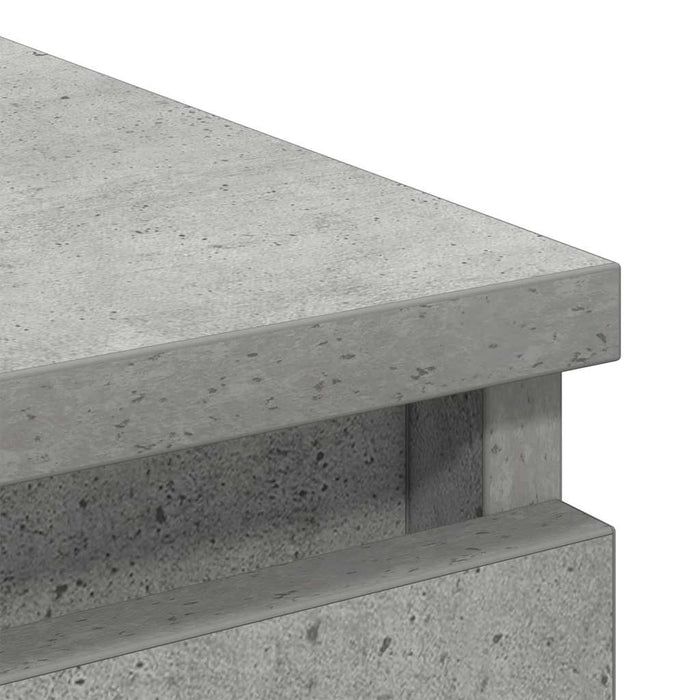 Bufetă Gri Beton 100x35x99 cm Lemn prelucrat - WALTI WALTI