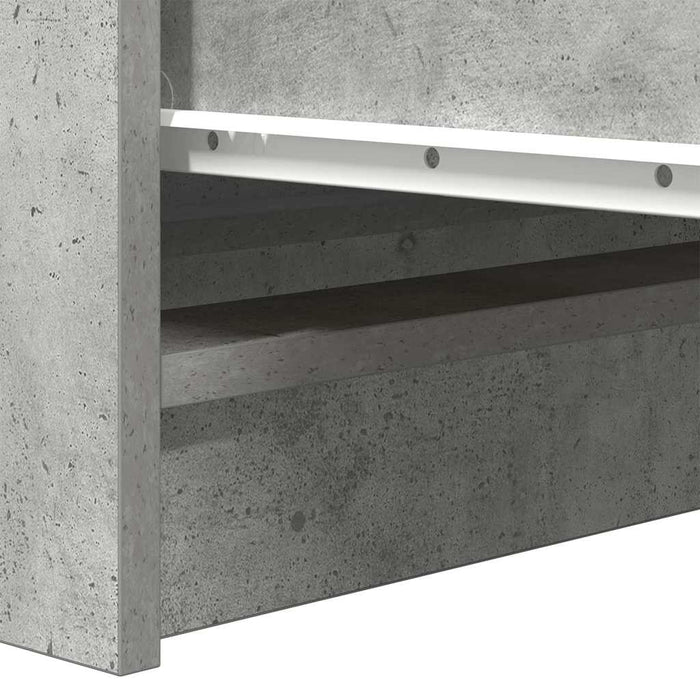 Bufetă Gri Beton 100x35x99 cm Lemn prelucrat - WALTI WALTI