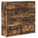 Bufetă Stejar afumat 100x35x99 cm Lemn prelucrat - WALTI WALTI