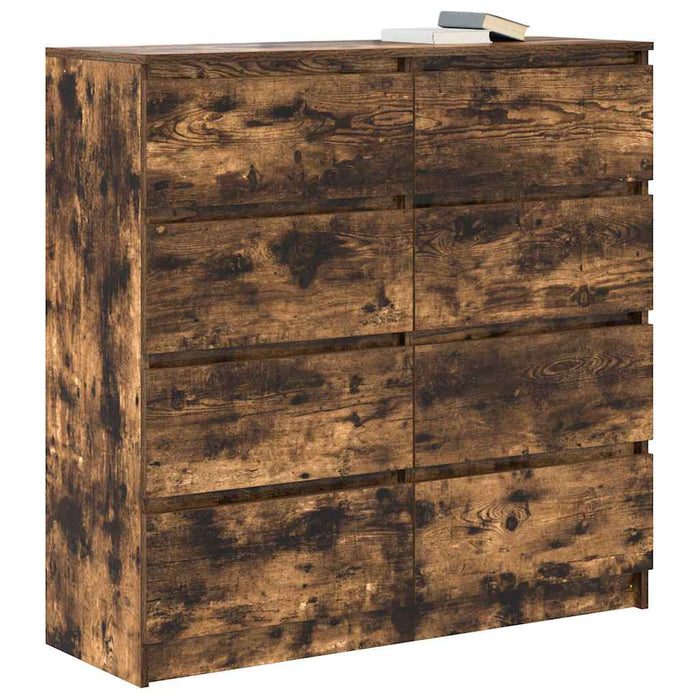 Bufetă Stejar afumat 100x35x99 cm Lemn prelucrat - WALTI WALTI