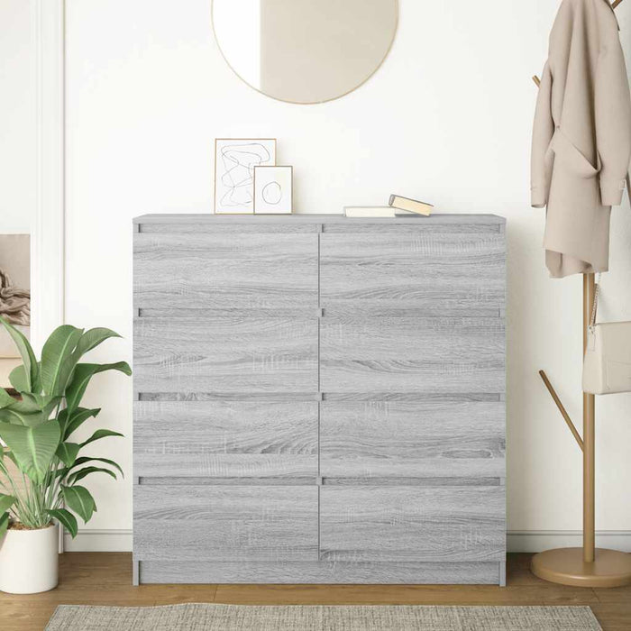 Bufetă gri Sonoma 100x35x99 cm Lemn prelucrat - WALTI WALTI