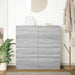Bufetă gri Sonoma 100x35x99 cm Lemn prelucrat - WALTI WALTI