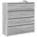 Bufetă gri Sonoma 100x35x99 cm Lemn prelucrat - WALTI WALTI