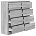 Bufetă gri Sonoma 100x35x99 cm Lemn prelucrat - WALTI WALTI
