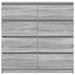 Bufetă gri Sonoma 100x35x99 cm Lemn prelucrat - WALTI WALTI