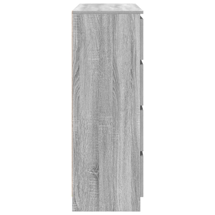 Bufetă gri Sonoma 100x35x99 cm Lemn prelucrat - WALTI WALTI