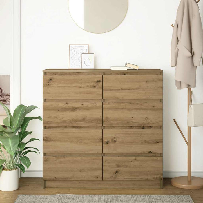 Bufetă Stejar Artisan 100x35x99 cm Lemn prelucrat - WALTI WALTI