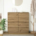 Bufetă Stejar Artisan 100x35x99 cm Lemn prelucrat - WALTI WALTI