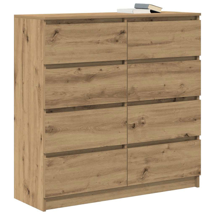 Bufetă Stejar Artisan 100x35x99 cm Lemn prelucrat - WALTI WALTI