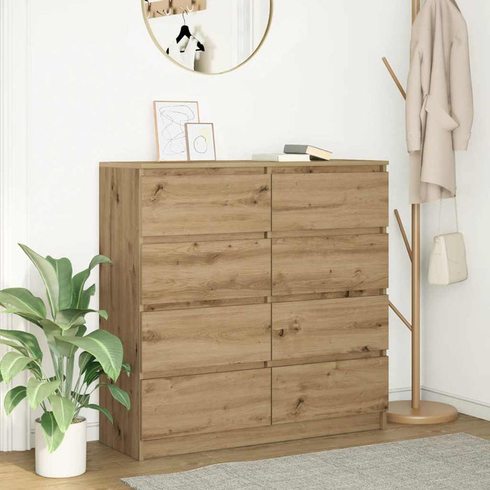 Bufetă Stejar Artisan 100x35x99 cm Lemn prelucrat - WALTI WALTI