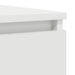 Bufetă albă 100x35x76 cm din lemn prelucrat - WALTI WALTI