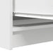 Bufetă albă 100x35x76 cm din lemn prelucrat - WALTI WALTI