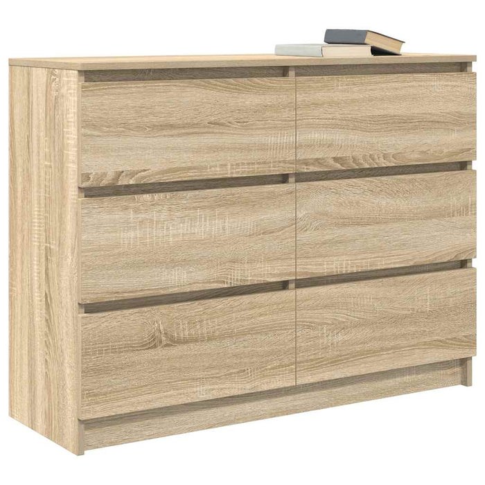 Servantă, stejar sonoma, 100x35x76 cm, lemn prelucrat - WALTI WALTI