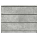 Bufetă Gri Beton 100x35x76 cm Lemn prelucrat - WALTI WALTI