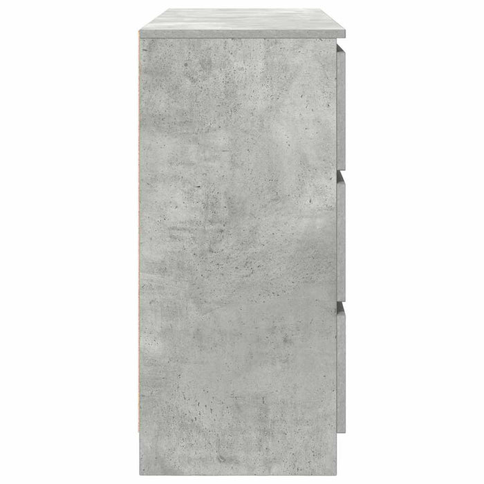 Bufetă Gri Beton 100x35x76 cm Lemn prelucrat - WALTI WALTI
