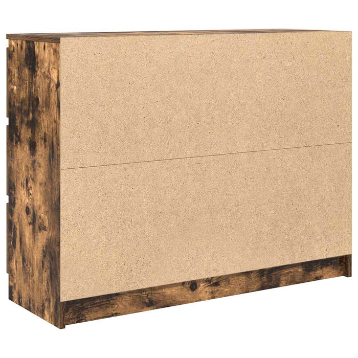 Dulap, stejar fumuriu, 100x35x76 cm, lemn compozit - WALTI WALTI