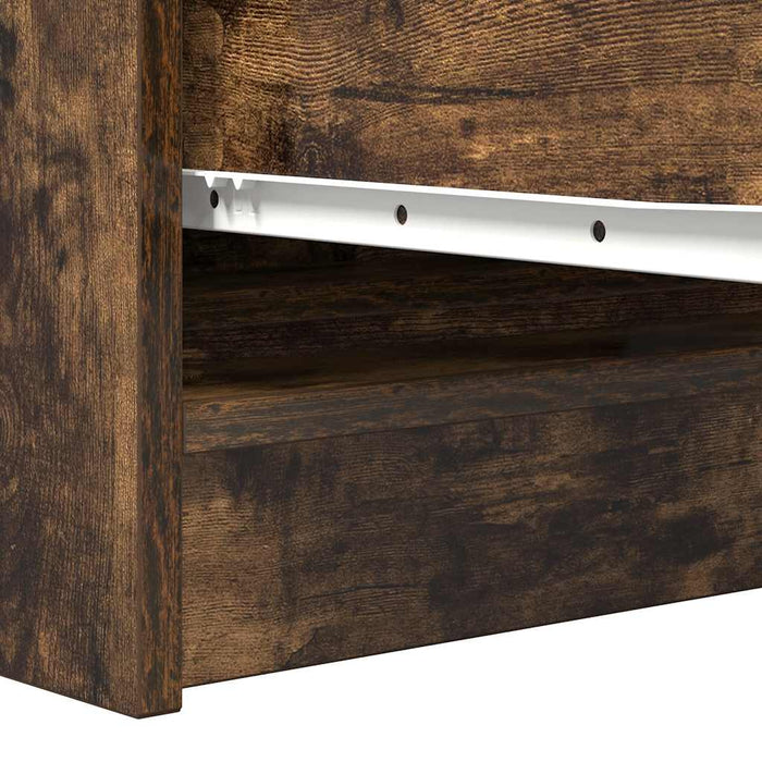 Dulap, stejar fumuriu, 100x35x76 cm, lemn compozit - WALTI WALTI