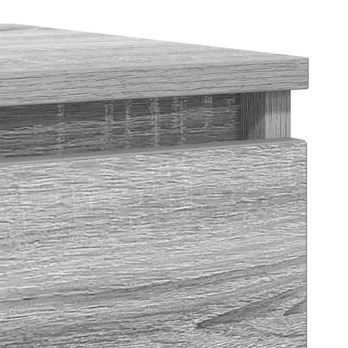 Servantă, gri sonoma, 100x35x76 cm, lemn prelucrat - WALTI WALTI