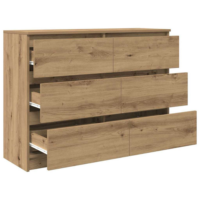 Bufetă Stejar Artisan 100x35x76 cm Lemn prelucrat - WALTI WALTI