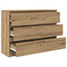 Bufetă Stejar Artisan 100x35x76 cm Lemn prelucrat - WALTI WALTI