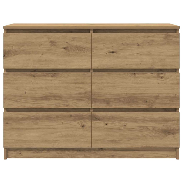 Bufetă Stejar Artisan 100x35x76 cm Lemn prelucrat - WALTI WALTI