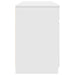 Birou cu sertar cu raft Alb 140 x 49 x 76 cm Lemn compozit - WALTI WALTI