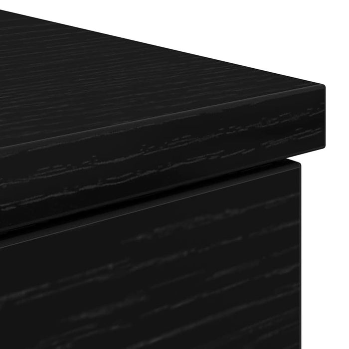 Birou cu sertar Stejar negru 140 x 49 x 76 cm Lemn compozit - WALTI WALTI
