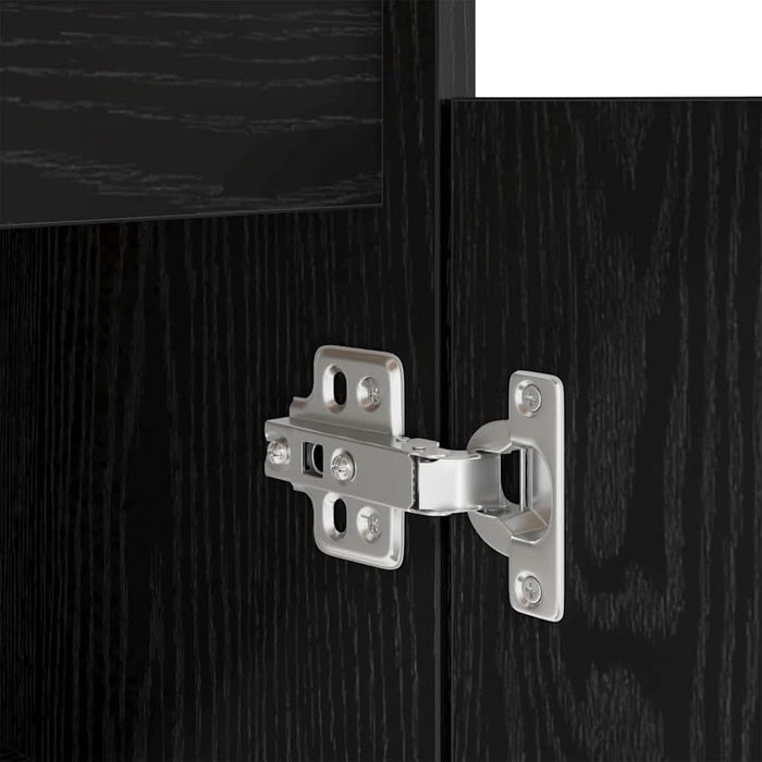 Birou cu sertar Stejar negru 140 x 49 x 76 cm Lemn compozit - WALTI WALTI