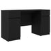 Birou cu sertar Stejar negru 140 x 49 x 76 cm Lemn compozit - WALTI WALTI