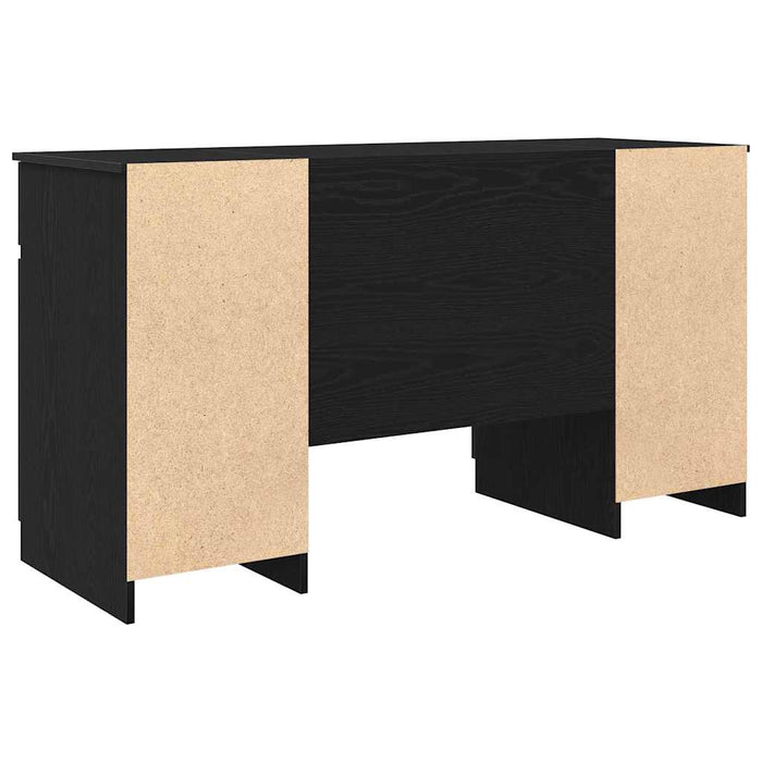 Birou cu sertar Stejar negru 140 x 49 x 76 cm Lemn compozit - WALTI WALTI
