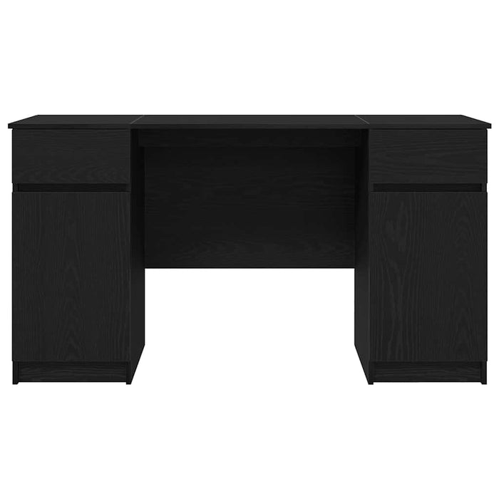 Birou cu sertar Stejar negru 140 x 49 x 76 cm Lemn compozit - WALTI WALTI
