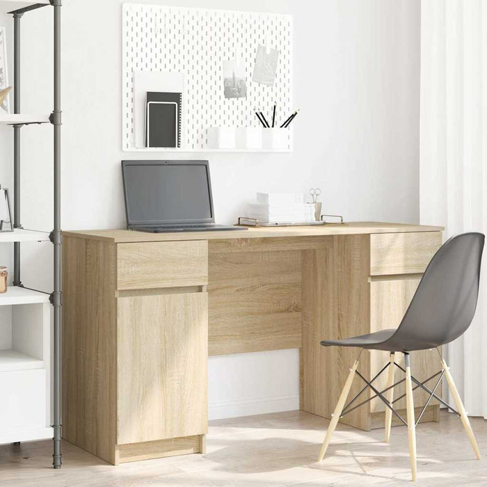 Birou cu sertar Stejar sonoma 140 x 49 x 76 cm Lemn compozit - WALTI WALTI