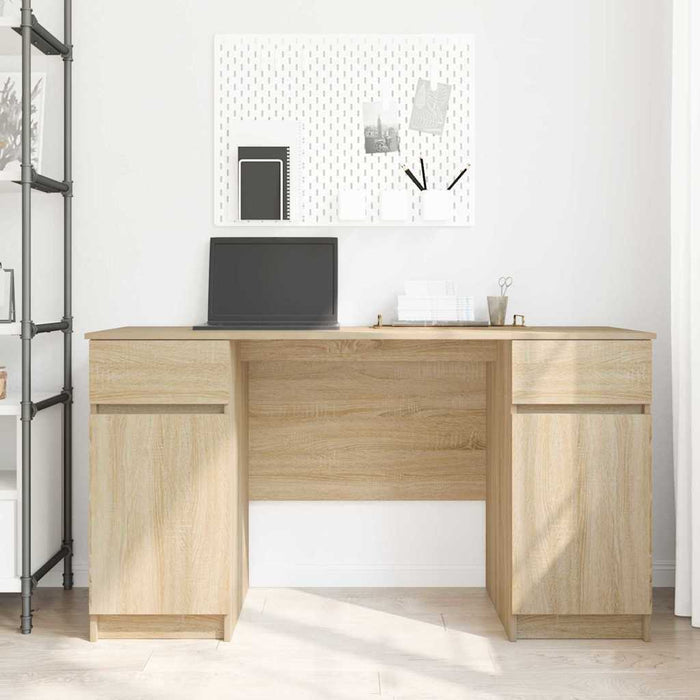 Birou cu sertar Stejar sonoma 140 x 49 x 76 cm Lemn compozit - WALTI WALTI