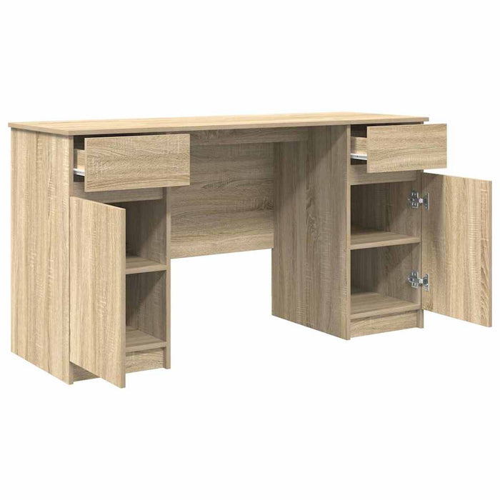 Birou cu sertar Stejar sonoma 140 x 49 x 76 cm Lemn compozit - WALTI WALTI